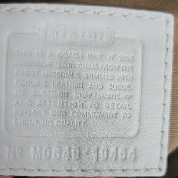 * SALE PRICE Coach VINTAGE Hampton Multicolor Patchwork Tote " No Hang Tag" - Picture 7 of 16